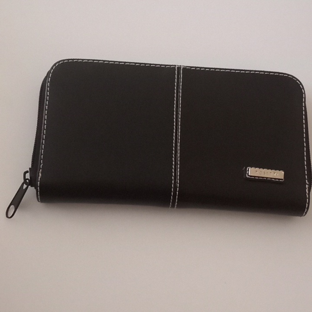 organized Black Leather Wallet